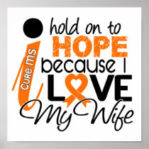 Hope For My Wife Multiple Sclerosis MS Print
