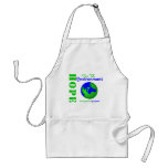 Hope For The Environment Save Earth Go Green Apron