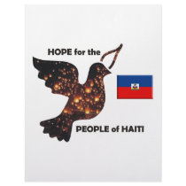 Hope for the people of Haiti - Flag Letterhead Design