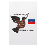 Hope for the people of Haiti - Flag Personalized Stationery