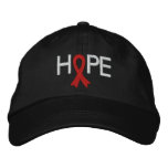 HOPE - Heart Disease embroidered hats