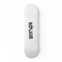Hope Industrial Clean Black Skateboard by chinageeks Hope Industrial Clean Black Skateboard