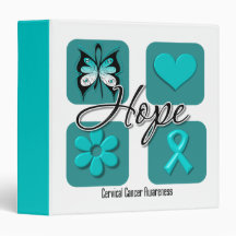 Hope Inspirational - Cervical Cancer Binder