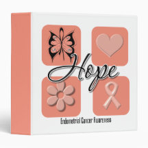 Hope Inspirational - Endometrial Cancer Binder