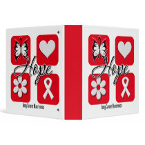 Hope Inspirational - Lung Cancer Binder by cancerapparel Hope Inspirational - Lung Cancer Binder