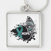 Hope Interstitial Cystitis Butterfly Key Chains