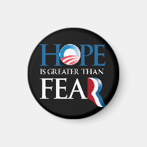 HOPE IS GREATER THAN FEAR magnets