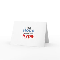 Hope is hype: Anti-Obama cards by informedvoter Hope is hype: Anti-Obama cards
