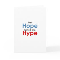 Hope is hype: Anti-Obama cards by informedvoter Hope is hype: Anti-Obama cards