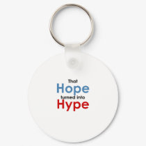 Hope is hype: Anti-Obama keychains by informedvoter Hope is hype: Anti-Obama keychains