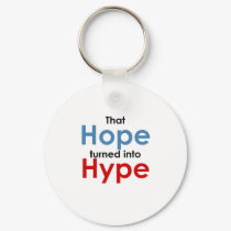 Hope is hype: Anti-Obama keychains by informedvoter Hope is hype: Anti-Obama keychains