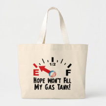 Hope is on Empty - Anti Barack Obama Canvas Bags