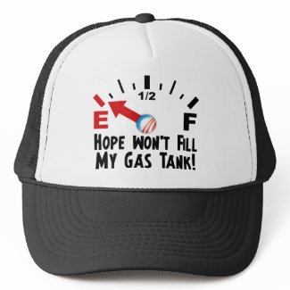 Hope is on Empty - Anti Barack Obama zazzle_hat