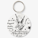 Hope is the Thing With Feathers keychains