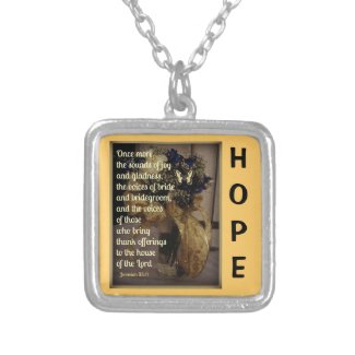 Hope - Jeremiah 33:11 Necklace