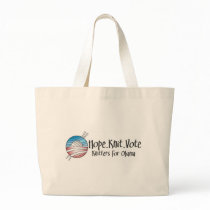 Hope Knit Vote, Tote bags
