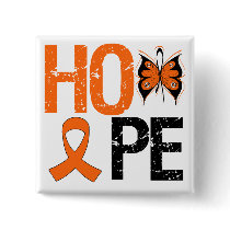 Hope Leukemia Awareness buttons