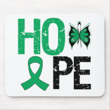 Hope Liver Cancer Awareness Mouse Mat