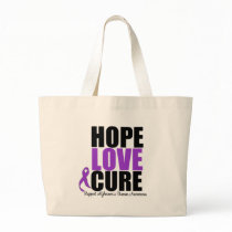 Hope Love Cure Alzheimer's Disease Tote Bag