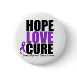 Hope Love Cure Alzheimer's Disease buttons