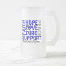 Hope Love Cure Anal Cancer Awareness Coffee Mugs