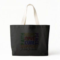 Hope Love Cure Autism Awareness Tote Bags