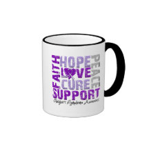 Hope Love Cure Hodgkin's Disease Awareness Coffee Mug