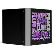 Hope Love Cure Pancreatic Cancer Awareness Binder