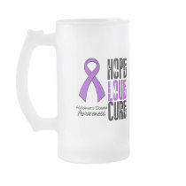 Hope Love Cure Ribbon Alzheimer's Disease Coffee Mug