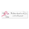 Hope Love & Faith Bumper Sticker bumper stickers