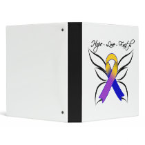Hope Love Faith Butterfly - Bladder Cancer Binder