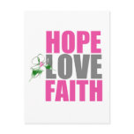 Hope Love Faith Christmas Holly