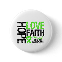Hope Love Faith Mental Health Awareness Pin