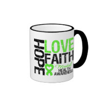 Hope Love Faith Mental Health Awareness Coffee Mug