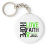 Hope Love Faith Mental Health Awareness Key Chain