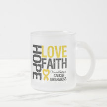 Hope Love Faith Neuroblastoma Mug