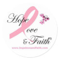 Hope Love & Faith Stickers