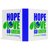 Hope Love Go Green Earth v3 Binder