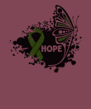 Hope Lyme Disease Butterfly Ribbon Shirt