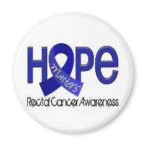 Hope Matters 2 Anal / Rectal Cancer Fridge Magnets