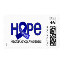 Hope Matters 2 Anal / Rectal Cancer Postage Stamps