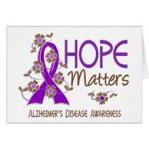 Hope Matters 3 Alzheimer's Disease Greeting Card