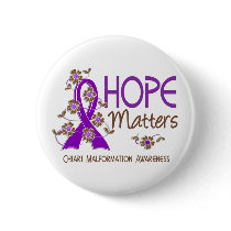 Hope Matters 3 Chiari Malformation Pinback Button