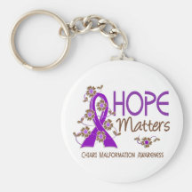 Hope Matters 3 Chiari Malformation Keychains