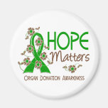 Hope Matters 3 Organ Donation Refrigerator Magnet