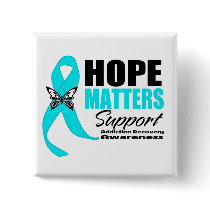 Hope Matters Addiction Recovery Buttons