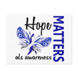 Hope Matters Butterfly ALS postcards