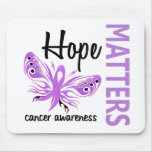 Hope Matters Butterfly Cancer Mouse Pads