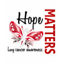Hope Matters Butterfly Lung Cancer t-shirts
