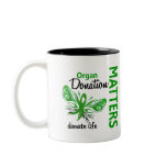 Hope Matters Butterfly Organ Donation mugs